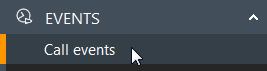 Call Events button